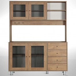 Ντουλάπι Κουζίνας Grano 801CMY5415 140x40x187cm Oak OAK