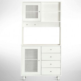 Ντουλάπι Κουζίνας Grano 801CMY5416 96x40x187cm White WHITE