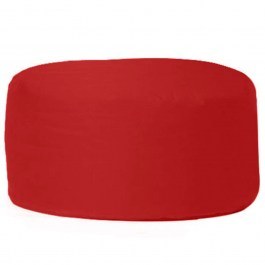 Pouf Waterproof Round 248FRN1312 D55x30cm Red RED