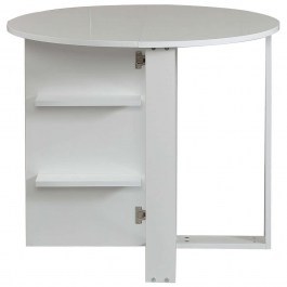 Folding Table Middle 801CMY2920 90x45x77cm White WHITE