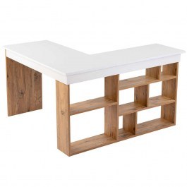 Γραφείο Vesper 241NRD1110 130x50x72cm White-Pine PINE-WHITE