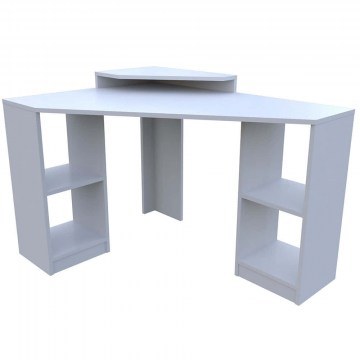 Corner Desk Floating 322RTC1302 120x90x76,8cm White