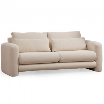Three-Seater Sofa Lily 560ARE1847 215x97x73cm Cream