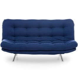 Three-Seater Sofa - Bed Misa 859FTN1323 200x105x95cm Navy Blue NAVY BLUE
