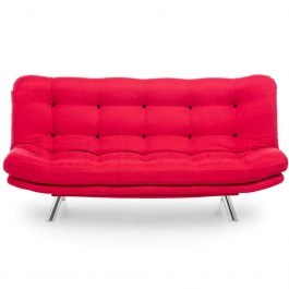 Three-Seater Sofa - Bed Misa 859FTN1308 200x105x95cm Red RED