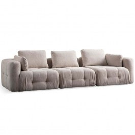 Three-Seater Sofa Amaris 560ARE4106 290x100x65cm Beige BEIGE