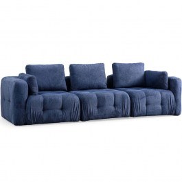 Three-Seater Sofa Amaris 560ARE4127 290x100x65cm Navy Blue NAVY BLUE