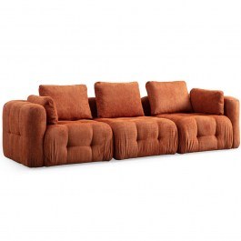 Three-Seater Sofa Amaris 560ARE4134 290x100x65cm Orange ORANGE