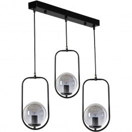 Ceiling Lamp - Rail Ahu 846STL2885 55x18x70cm 3xE27 40W Black Opviq BLACK