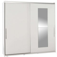 Ντουλάπα Δίφυλλη 479ADR1136 210x60x207cm White