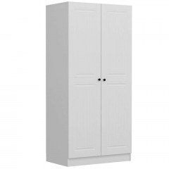 Ντουλάπα Δίφυλλη Kale Membran 506MNR2151 90x52x210cm White