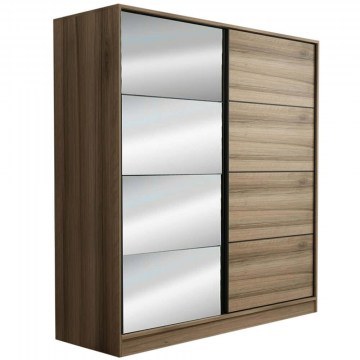 Ντουλάπα Δίφυλλη Kale 506MNR2634 180x52x210cm Oak