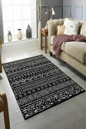 Carpet W1082 213HFT1746 Black-White 60X100 Conceptum Hypnose BLACK-WHITE
