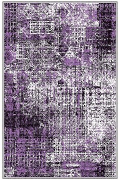 Χαλί Exfab285 593HFT1483 Purple-Black-White Conceptum Hypnose