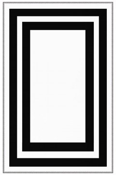Χαλί Eexfab753 369HFT2603 White-Black Conceptum Hypnose