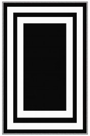 Χαλί Eexfab760 369HFT2665 Black-White Conceptum Hypnose BLACK-WHITE