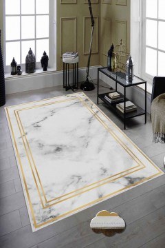 Carpet Hmnt594 474HFT1127 Gold-White-Grey 50X80 Conceptum Hypnose