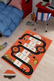 Carpet Hmnt469 477HFT1274 Orange-Multi 80X150 Conceptum Hypnose ORANGE-MULTI