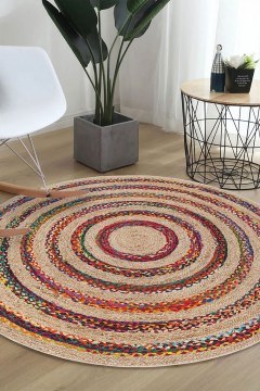 Χαλί Woopamuk496 599HFT5156 Natural-Multi Round Conceptum Hypnose