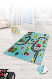 Carpet Road 876CHL1062 Turkuaz-Multi 140X190 Conceptum Hypnose TURKUAZ
