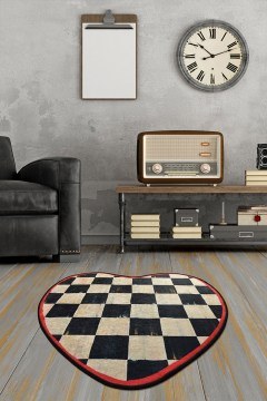 Carpet Kate 882CHL1071 Cream-Black-Red 140X140 Conceptum Hypnose
