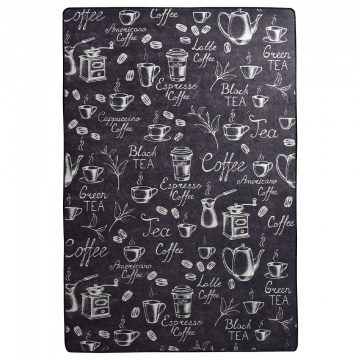Kitchen Mat Cappuccino 882CHL1195 Black 100X200 Conceptum Hypnose