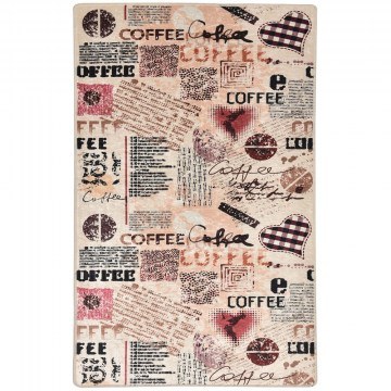 Kitchen Mat Coffee 882CHL1586 Beige-Multi 80X200 Conceptum Hypnose