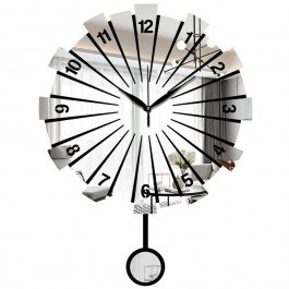 Wall Clock 332CDC1122 39x50cm Silver Wallity SILVER