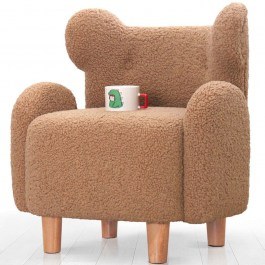 Πολυθρόνα Παιδική Juano Teddy 209FLF1431 55x55x61cm Brown BROWN