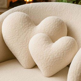 Μαξιλάρι Διακοσμητικό (Με Γέμιση) Teddy Kalp 150CRG1163 Light Beige Aberto Design LIGHT BEIGE