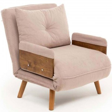 Πολυθρόνα - Κρεβάτι Cosmo 859FTN2341 77x70x82cm Mink