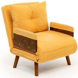 Armchair - Bed Cosmo 859FTN2334 77x70x82cm Mustard MUSTARD