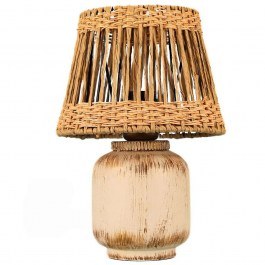 Φωτιστικό Επιτραπέζιο 687HMY2464 Φ20x30cm 1xE27 40W Beige Opviq BEIGE