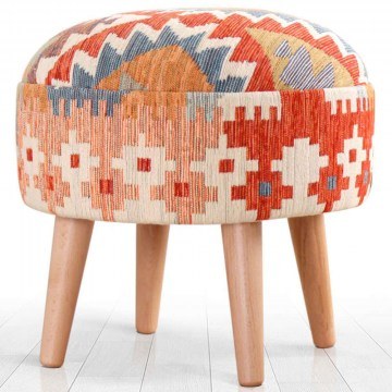 Σκαμπό Sefian 209FLF1443 46x46x42cm Multi