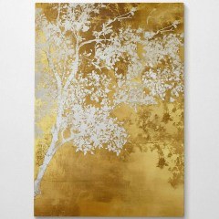 Canvas Painting 529TCR2350 70x100cm White-Gold Wallity