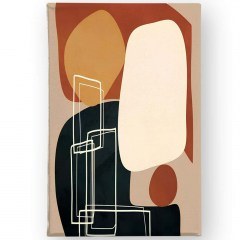 Πίνακας Καμβάς 255LNC1213 70x100cm Multi Wallity