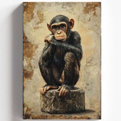 Πίνακας Καμβάς 528LSR1184 60x90cm Multi Wallity