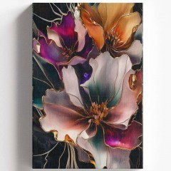 Πίνακας Καμβάς 528LSR1234 70x100cm Multi Wallity