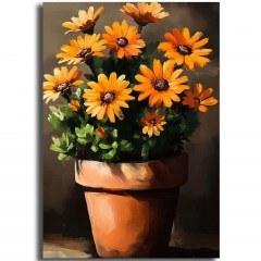 Πίνακας Καμβάς 748MYL1126 70x100cm Multi Wallity