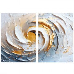 Canvas Painting (Set 2Pcs) 833HRC1107 80x120cm Multi Wallity