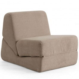 Pouf - Bed Origami Convertable 560ARE4171 70x100x70cm Dark Cream CREAM