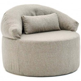 Πουφ - Πολυθρόνα Pitta 825BLC4729 80x70cm Brown BROWN