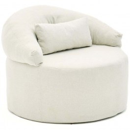 Πουφ - Πολυθρόνα Pitta 825BLC4725 80x70cm Cream CREAM