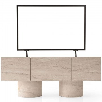 TV Furniture Sehpasi 974NMB2302 150x42x87cm Travertine Beige
