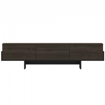 TV Furniture Hege 327ODS1607 180x30x44,6cm Walnut-Black