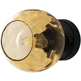 Φωτιστικό Τοίχου - Απλίκα Benek 521SHN3693 15x18x15cm 1xE27 40W Yellow-Black Opviq YELLOW-BLACK