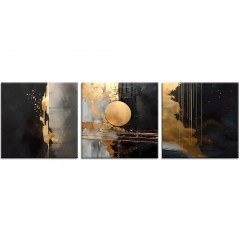 Canvas Painting (Set 3Pcs) 463SNT1371 30x30cm Multi Wallity