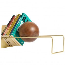 Bookend Toke 438CTF1301 16,5x49x18cm Gold Hanah Home GOLD