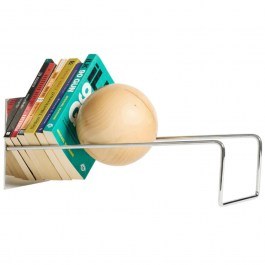 Bookend Toke 438CTF1302 16,5x49x18cm Silver Hanah Home SILVER