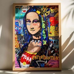 Κάδρο 786DKT2154 33x48cm Multi Wallity